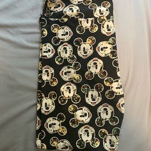 Floral Mickey Mouse TC leggings